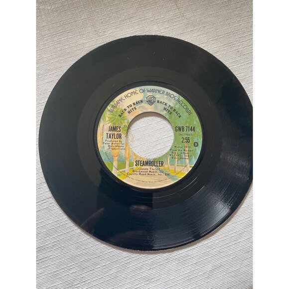 James Taylor 7" Vinyl 45 RPM Single Youve Got A Friend/Steamroller Warner Bros. - Picture 5 of 7